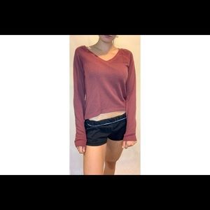 Long sleeve crop top